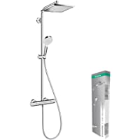 Hansgrohe 27271000 Crometta E 240 Sistema de ducha- 2 tipos de chorro- Cromo- 240 mm